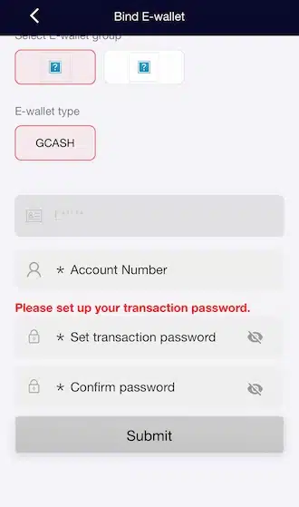 Step 2: Provide the correct GCash account number.
